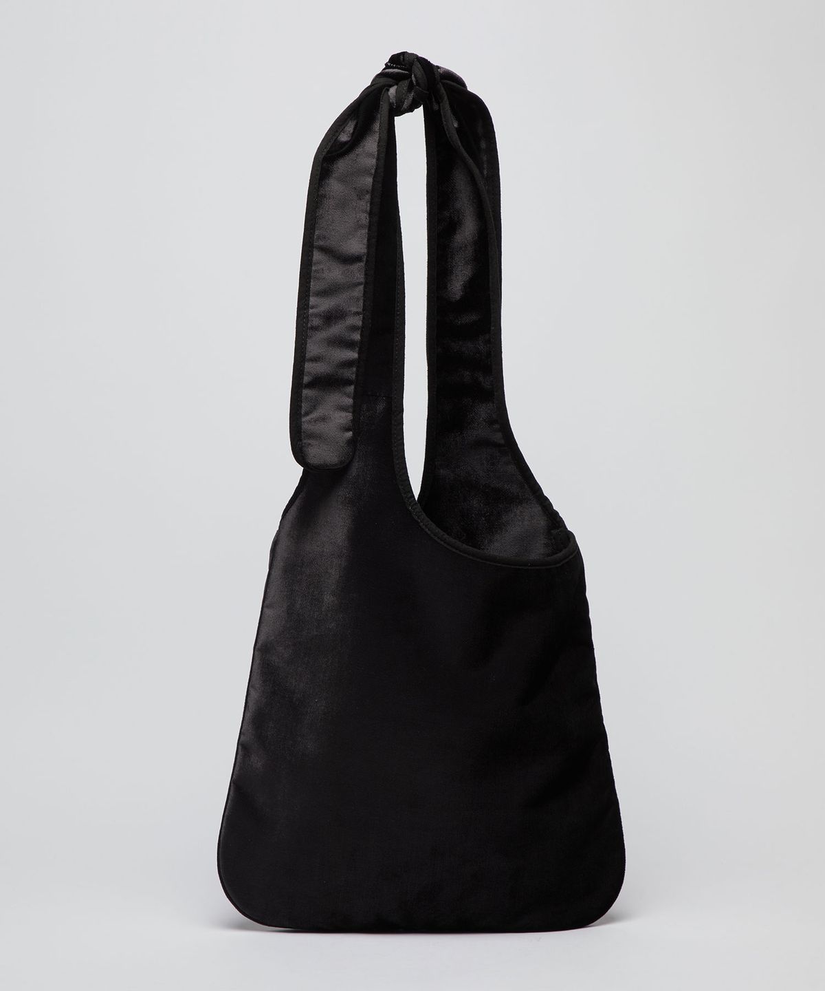 아카이브앱크(ARCHIVEPKE) Velvet knotted bag(Deep sleep)_OVBSX26101BLK