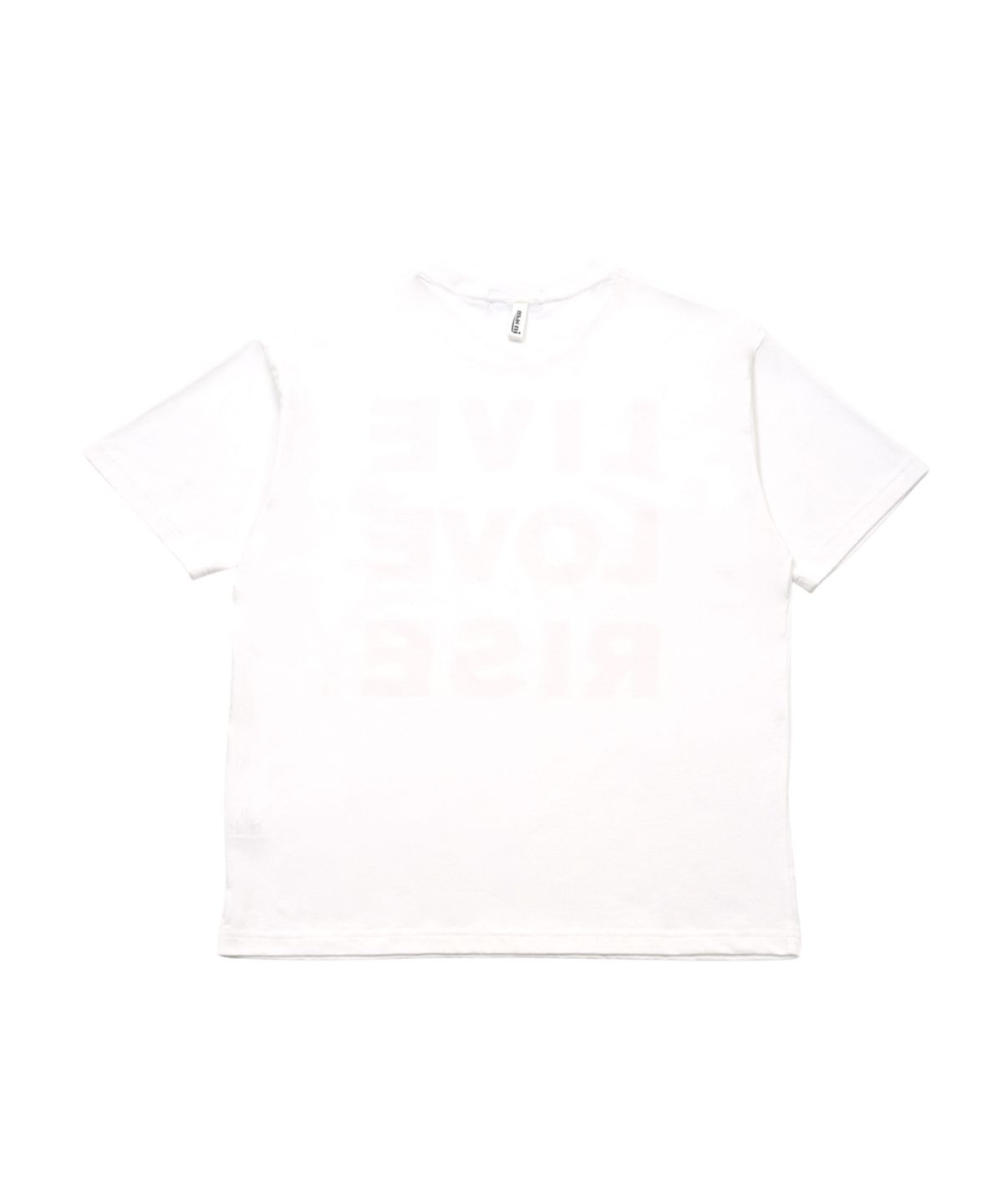 마크니(MACNI) LLR SLOGAN T-SHIRT_WHITE