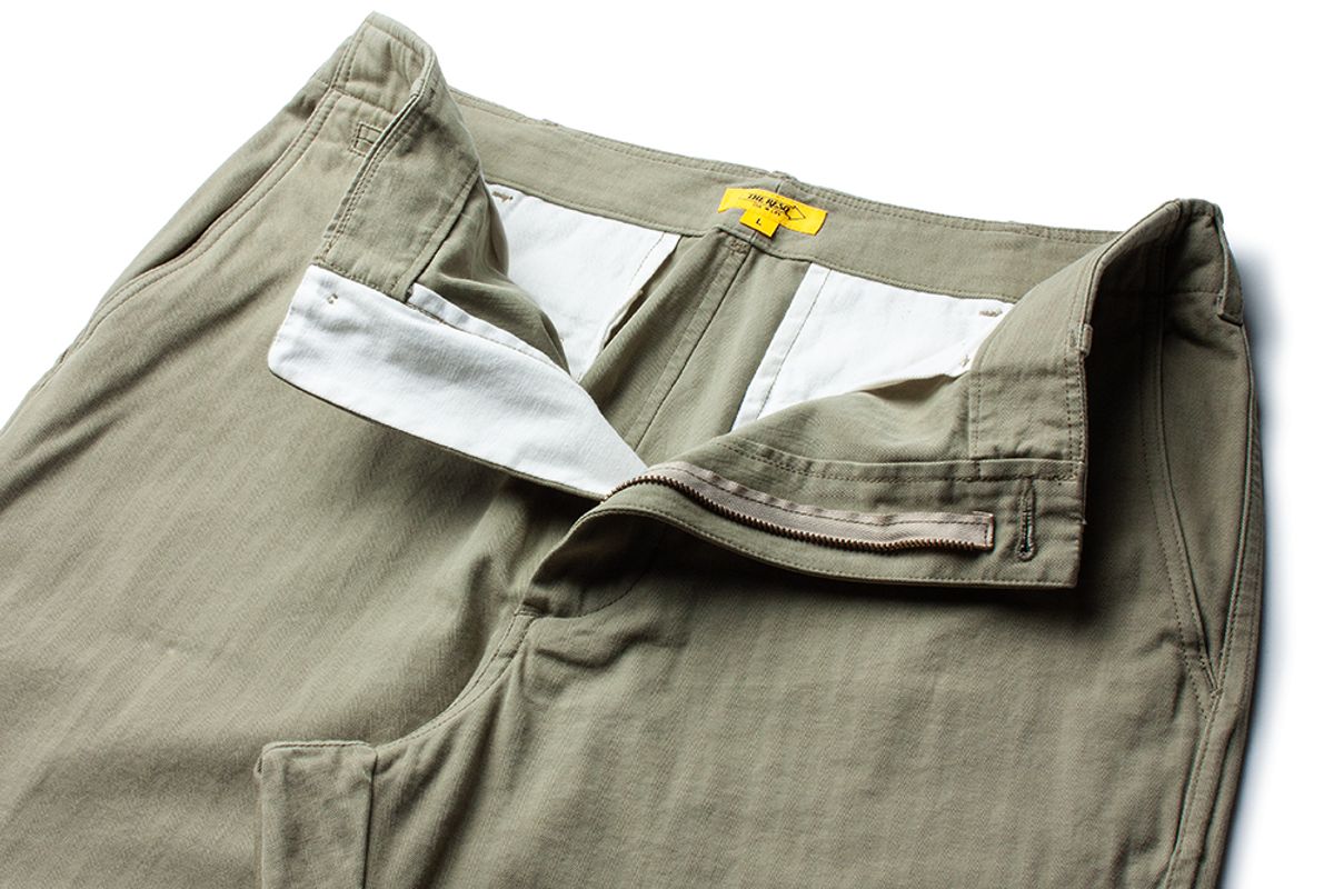 더 레스큐(THE RESQ) HBT CLASSIC CHINOS [VINTAGE KHAKI]