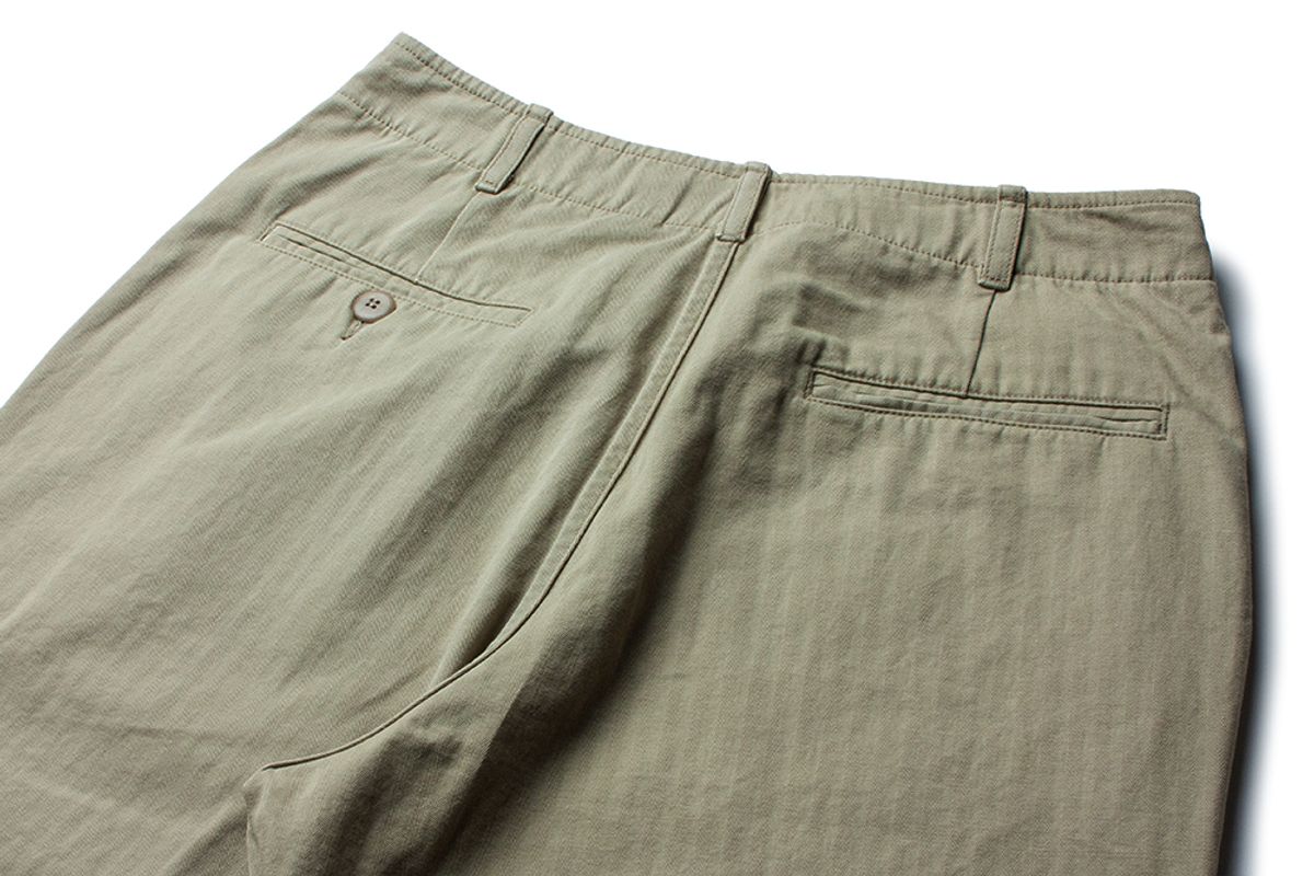 더 레스큐(THE RESQ) HBT CLASSIC CHINOS [VINTAGE KHAKI]