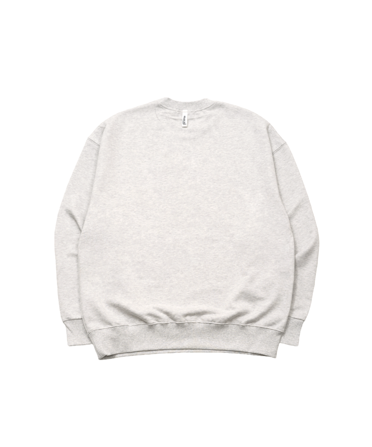 마크니(MACNI) RETRO LOGO SWEATSHIRT LIGHT MELANGE