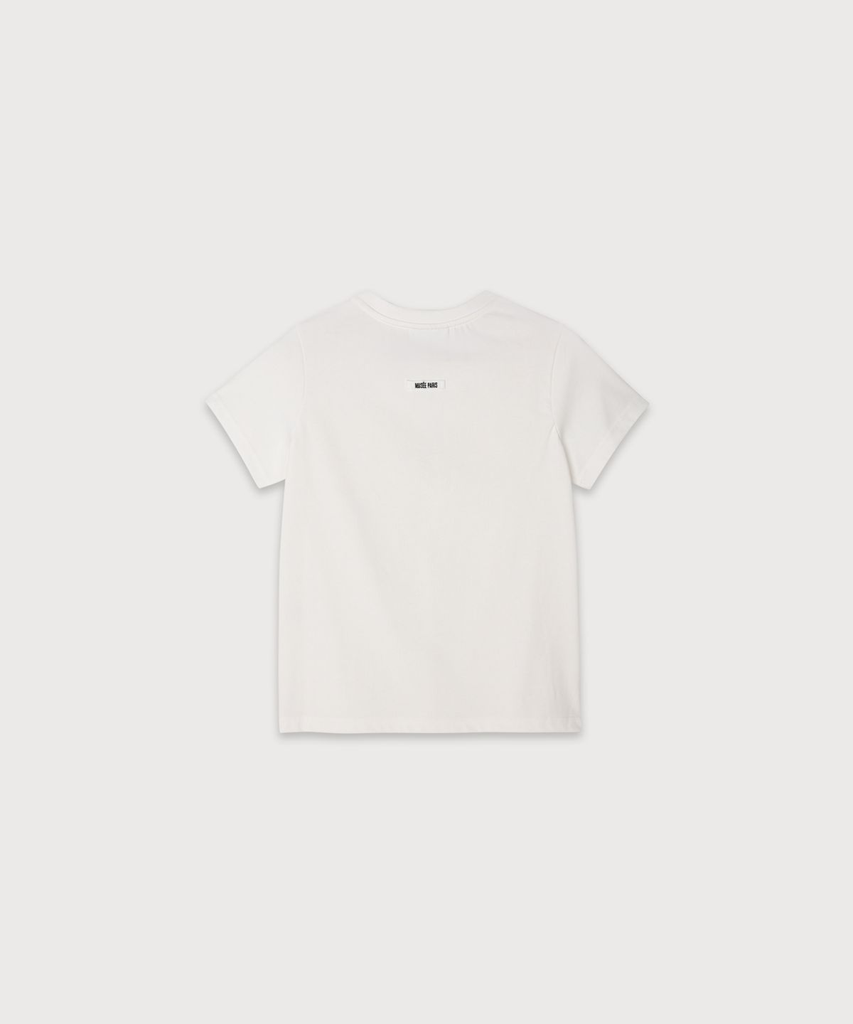 뮤제(MUSEE) MUSEE Logo Standard Fit Essentiel T-Shirt_White