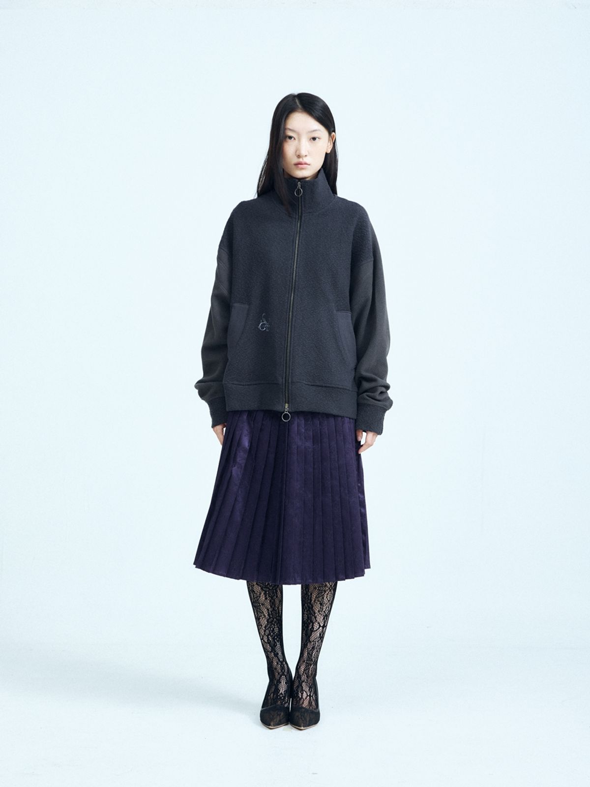 콜로신스(COLOCYNTH) Fissio Zip-Up Charcoal