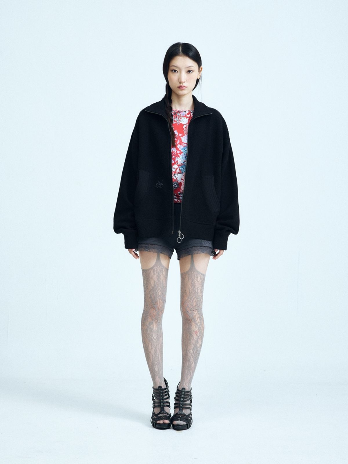 콜로신스(COLOCYNTH) Fissio Zip-Up Black