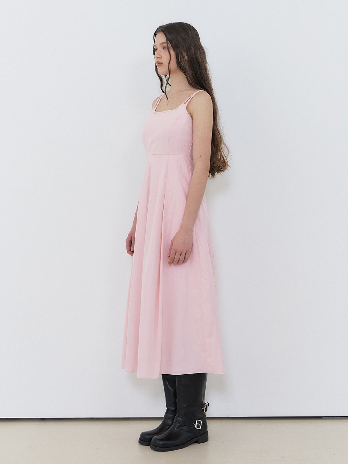에트몽(ETMON) [리퍼브 특가] Slip Twin Strap Dress, Pink