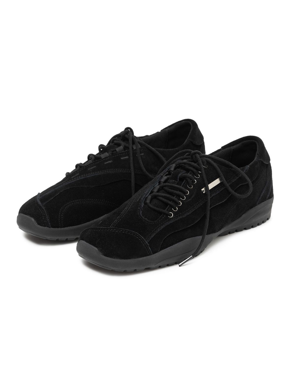 미세키서울(MISEKI SEOUL) [미세키서울X플러피시트러스] Mio Asymmetric Sneakers BLACK