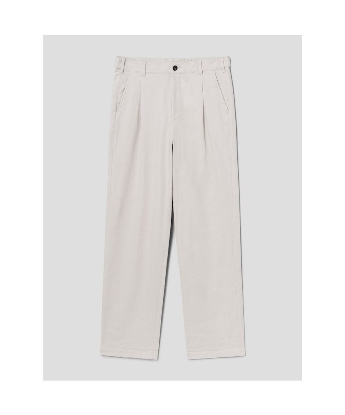 시프트지(SHIFT.G) Semi Wide Brushed Cotton Pants  Ivory