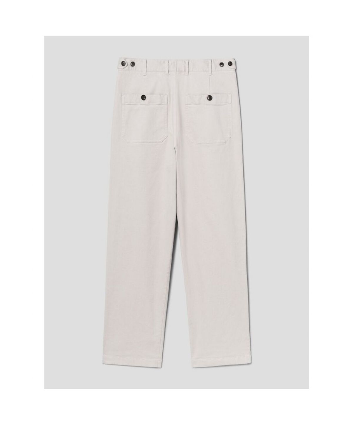 시프트지(SHIFT.G) Semi Wide Brushed Cotton Pants  Ivory