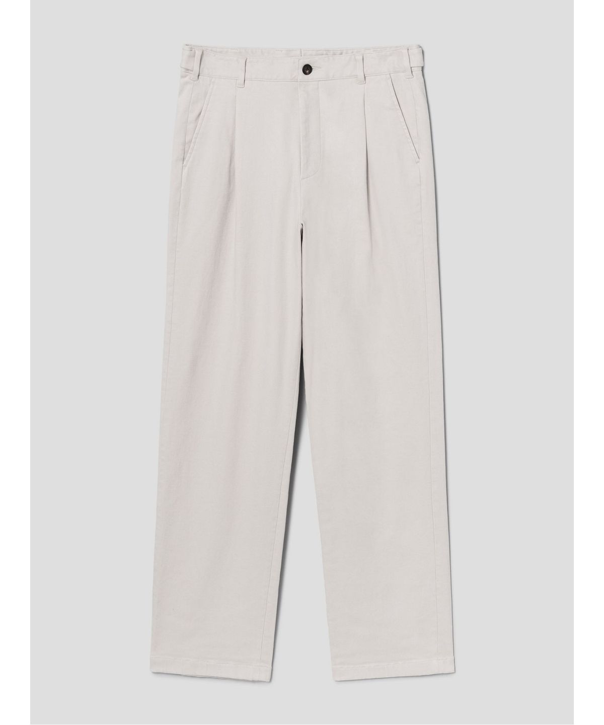 시프트지(SHIFT.G) Semi Wide Brushed Cotton Pants  Ivory