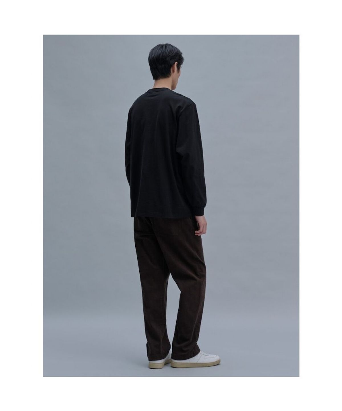 시프트지(SHIFT.G) Semi Wide Brushed Cotton Pants  Brown