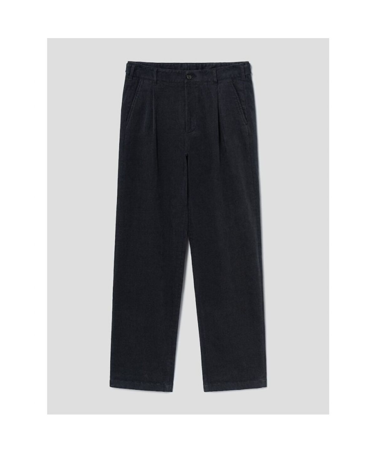 시프트지(SHIFT.G) Semi Wide Brushed Cotton Pants  Navy