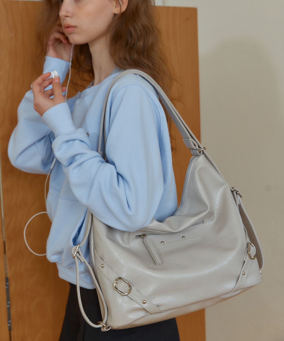 아노에틱(ANOETIC) ANC 2-WAY ZIPPER BAG_2COLOR