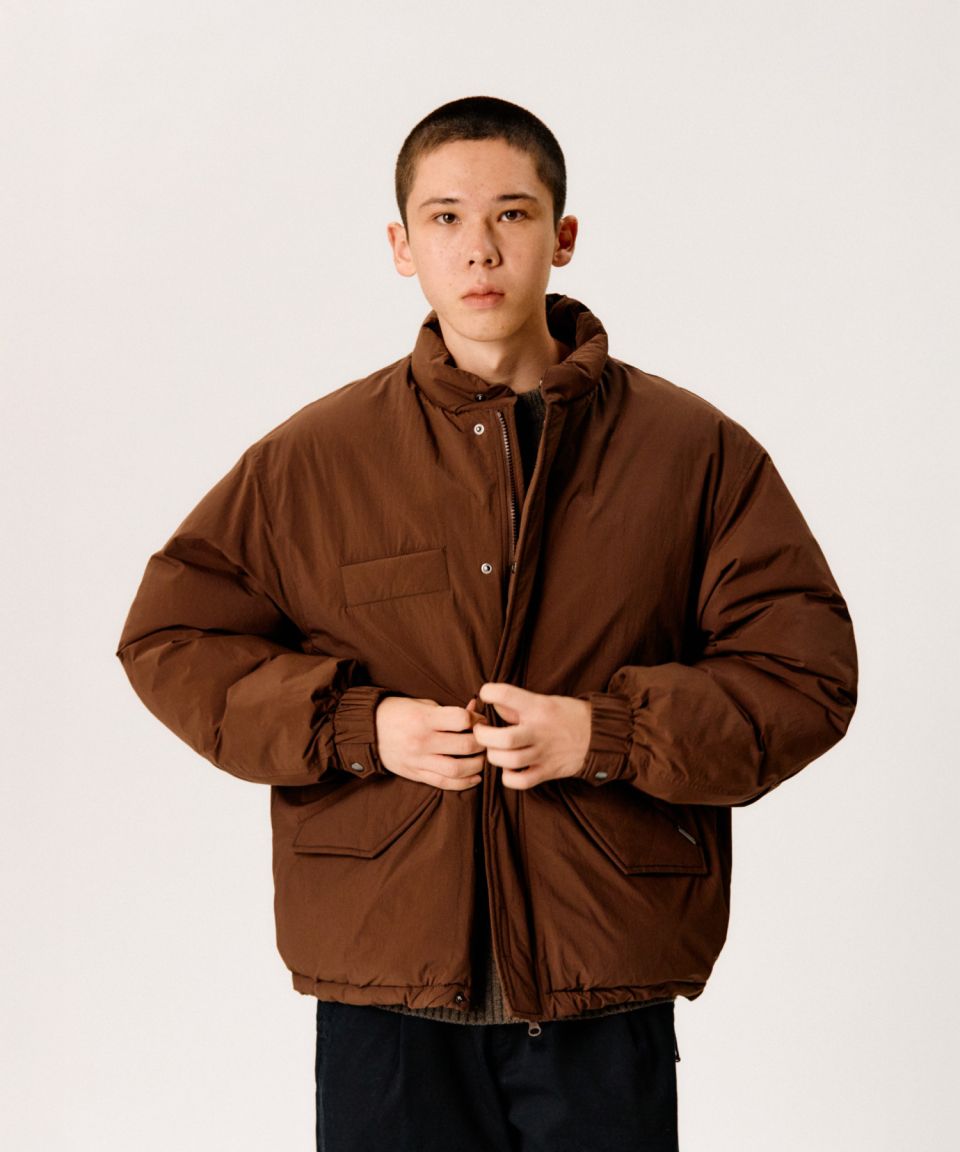 MUSINSA公式 | ESPIONAGE M65 Down Blouson Parka Dark Brown