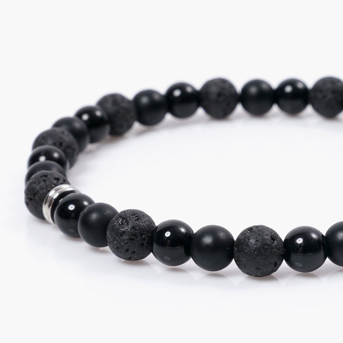 제이반스 클래식(JBANS CLASSIC) 슬림스트링 앵커748 6슬림블랙믹스787 팔찌세트 (C2503-SE456_BK)