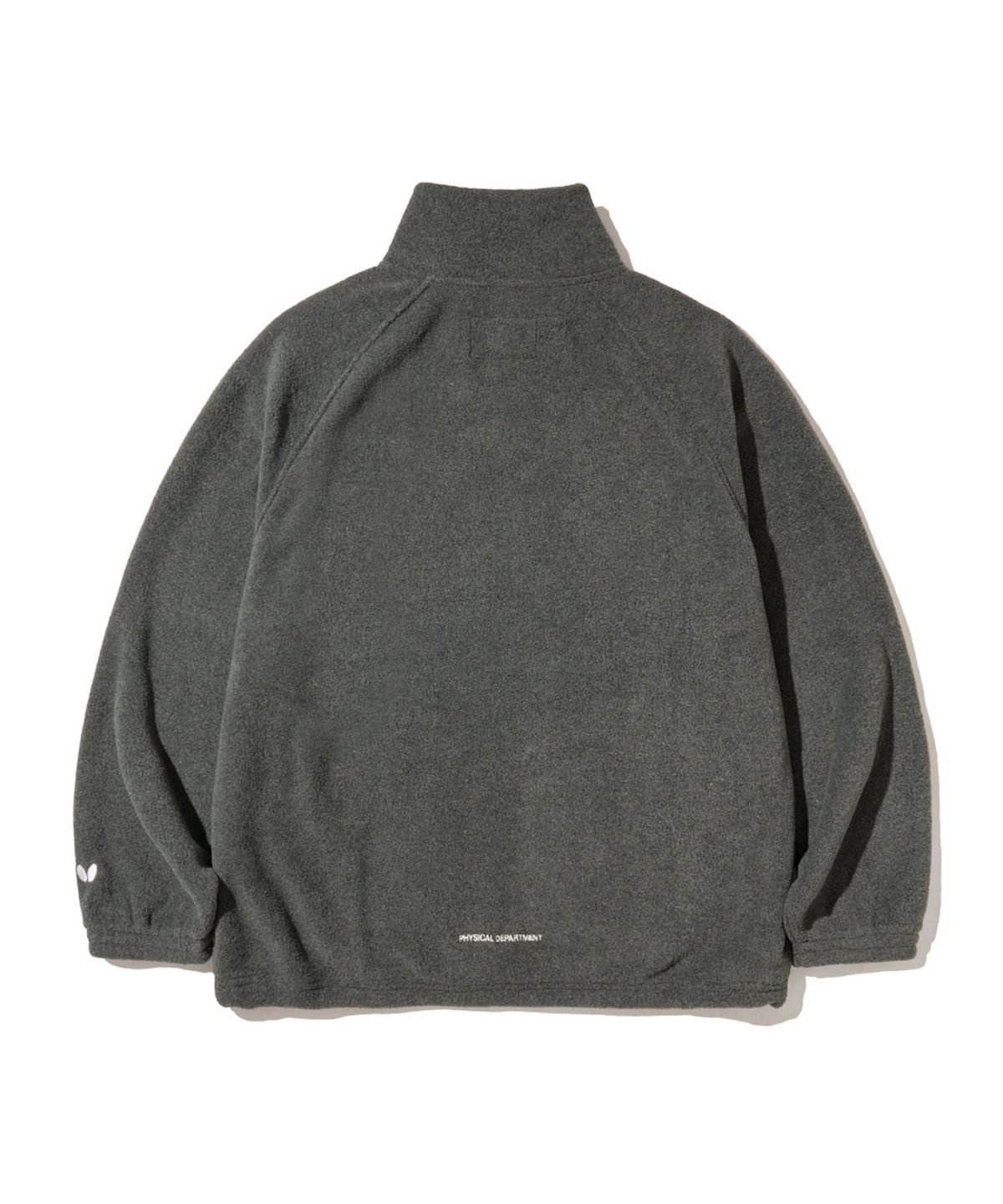 버터플라이 스포츠웨어(BUTTERFLY SPORTSWEAR) 엑티브 플리스 자켓 차콜