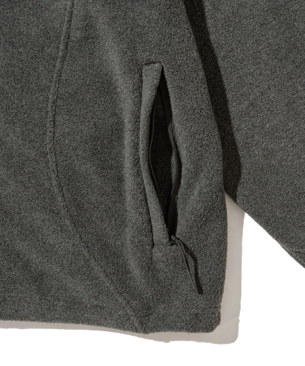 버터플라이 스포츠웨어(BUTTERFLY SPORTSWEAR) 엑티브 플리스 자켓 차콜