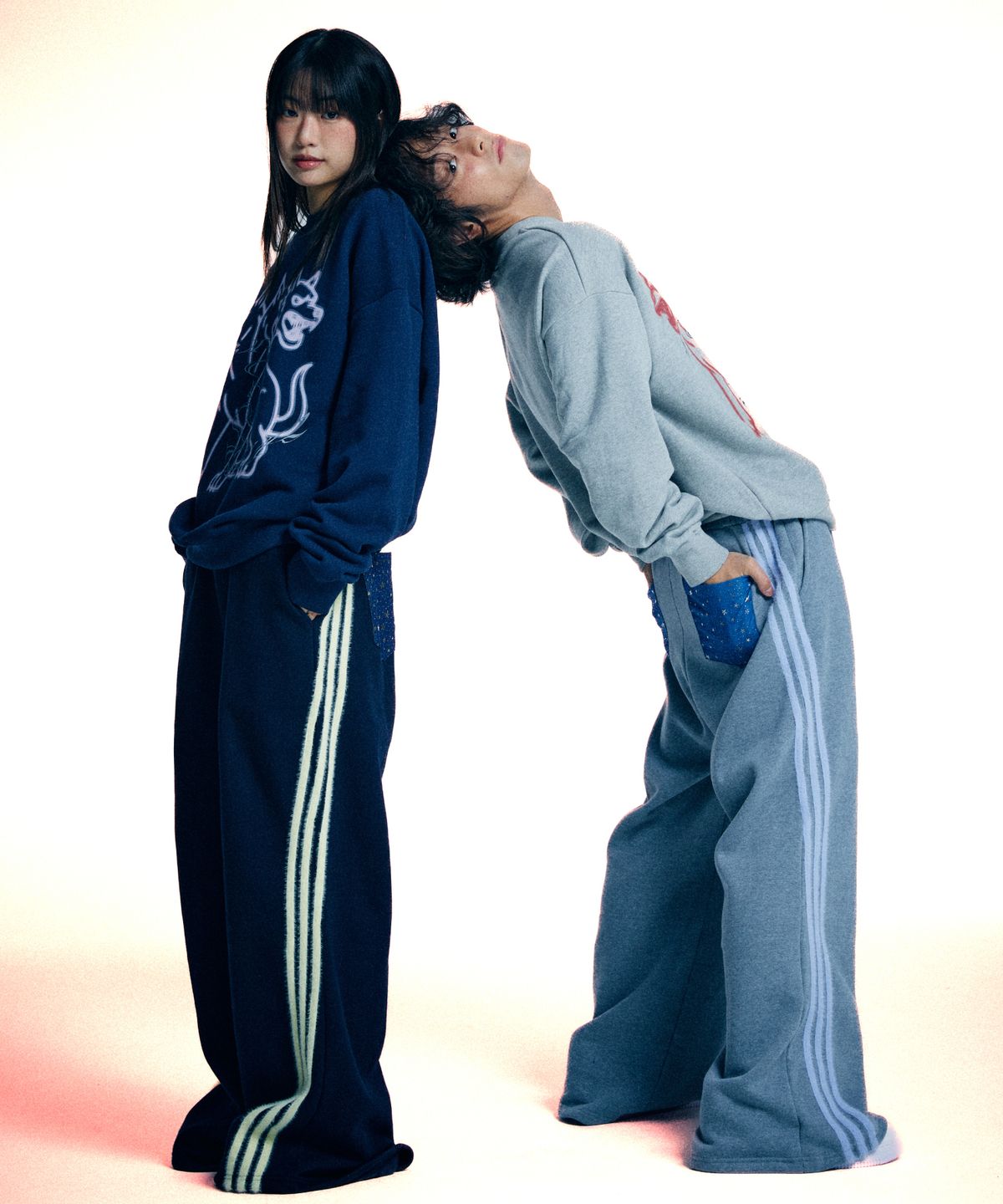 유얼쎄시(YOUR SASSY) Curveline Stellar Sweat Pants (GRAY)
