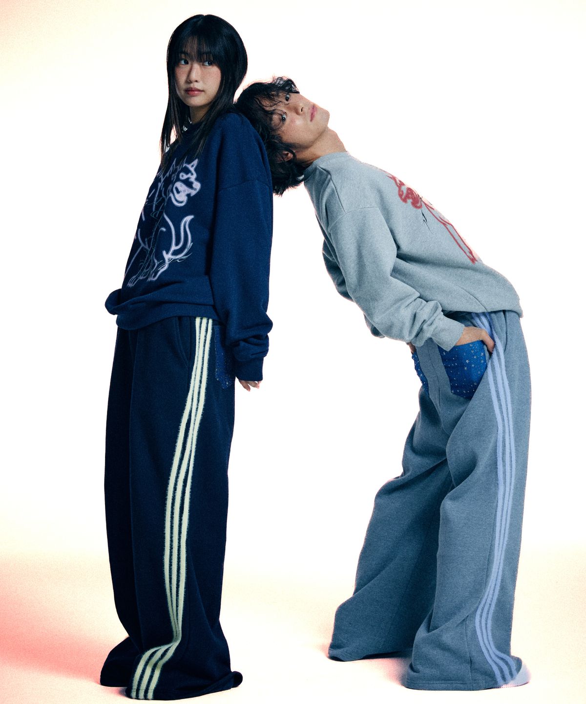 유얼쎄시(YOUR SASSY) Curveline Stellar Sweat Pants (GRAY)
