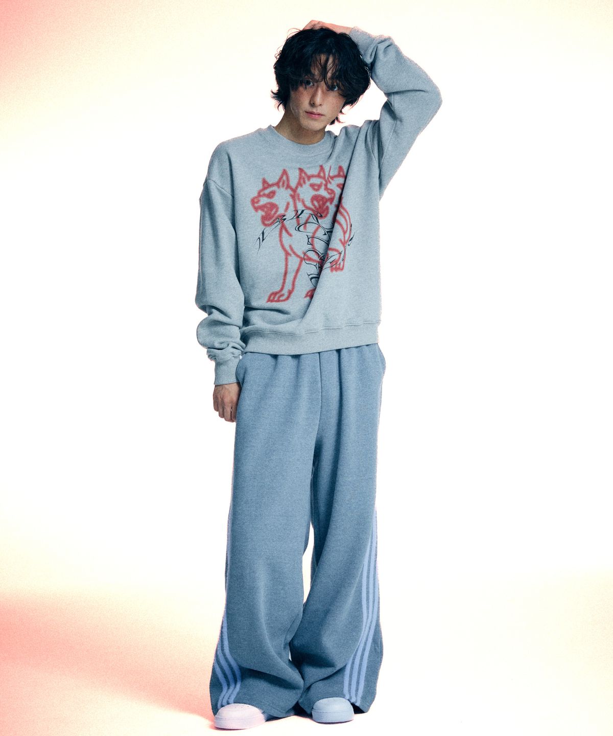 유얼쎄시(YOUR SASSY) Cerberus Sweatshirt (GRAY)