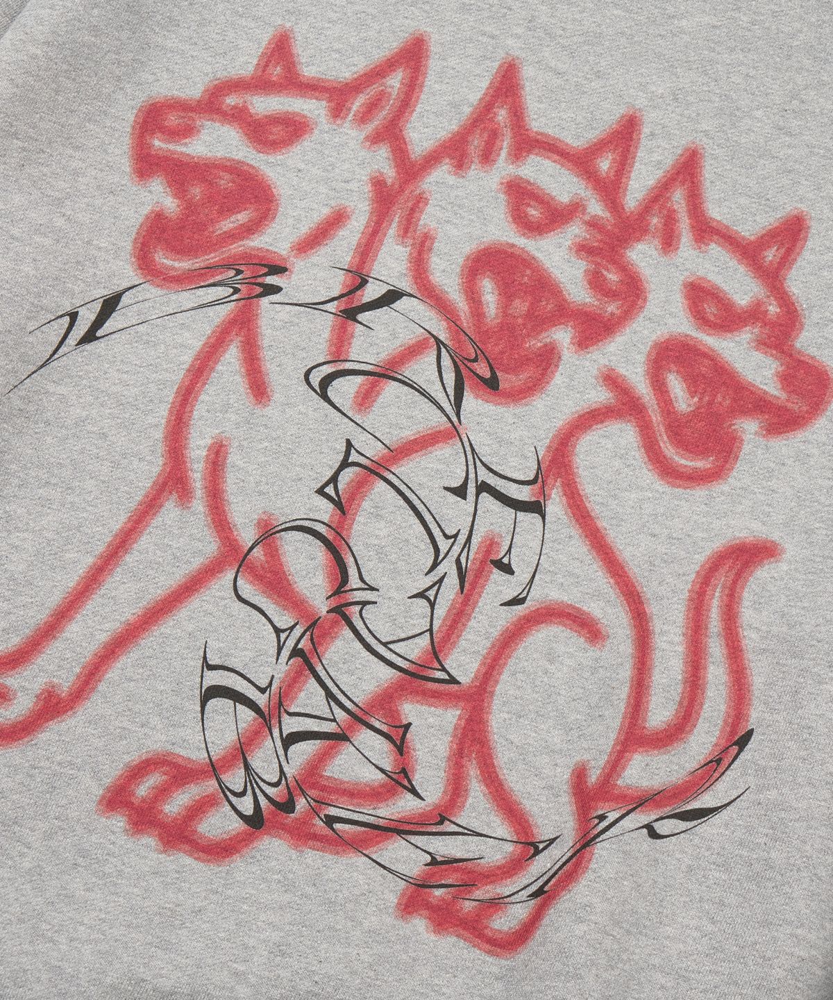 유얼쎄시(YOUR SASSY) Cerberus Sweatshirt (GRAY)