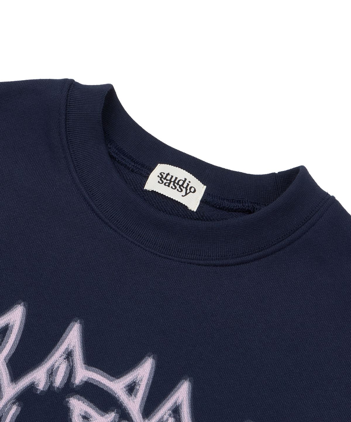 유얼쎄시(YOUR SASSY) Cerberus Sweatshirt (NAVY)