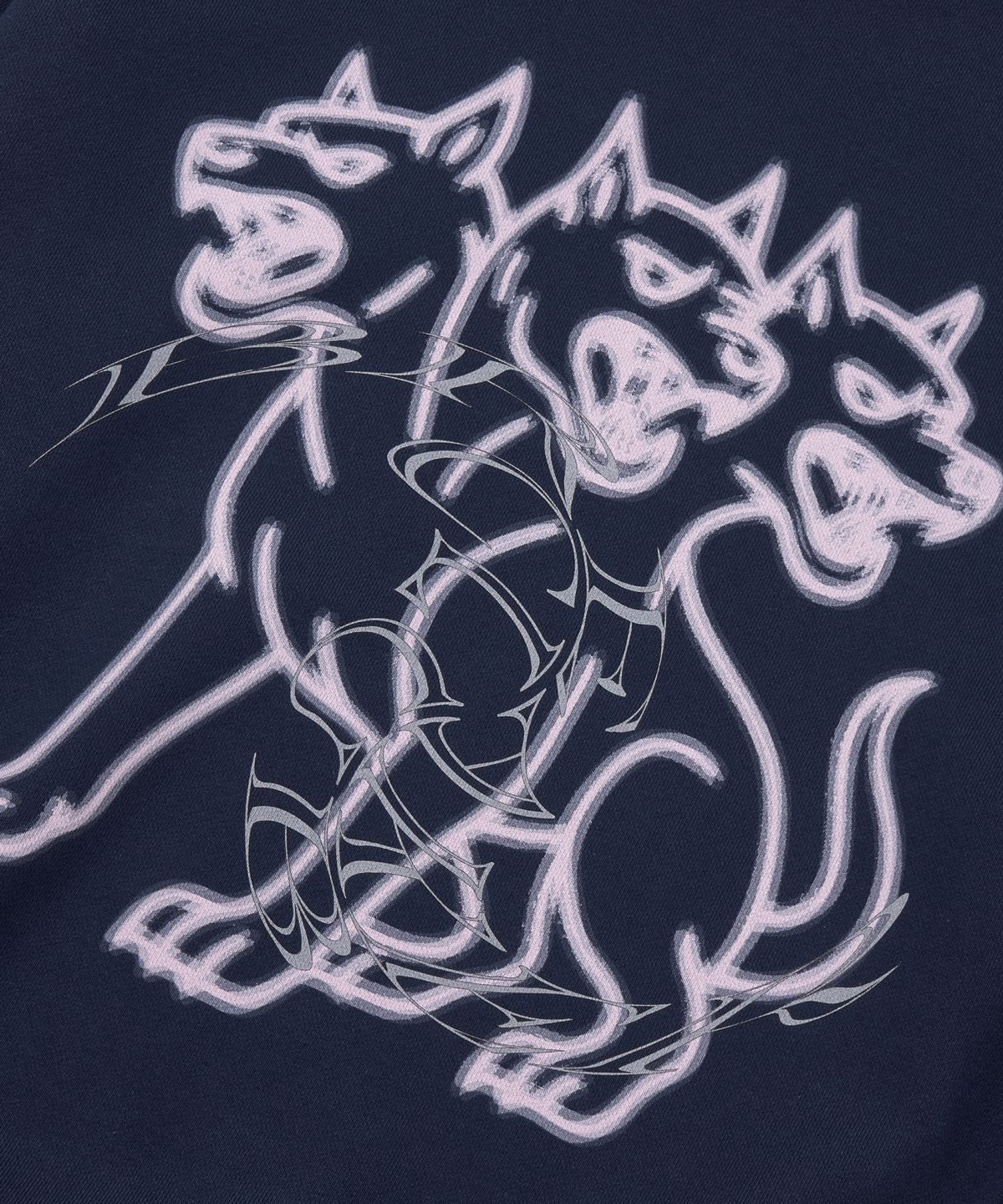 유얼쎄시(YOUR SASSY) Cerberus Sweatshirt (NAVY)