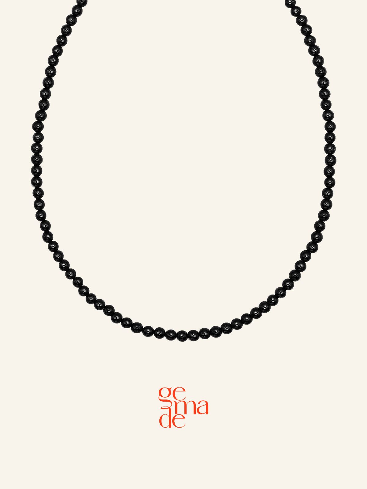 제마드(GEMADE) Black onyx necklace #N033