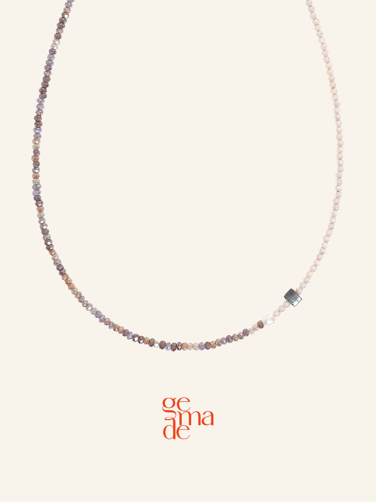 제마드(GEMADE) Blonde labrado necklace #N044