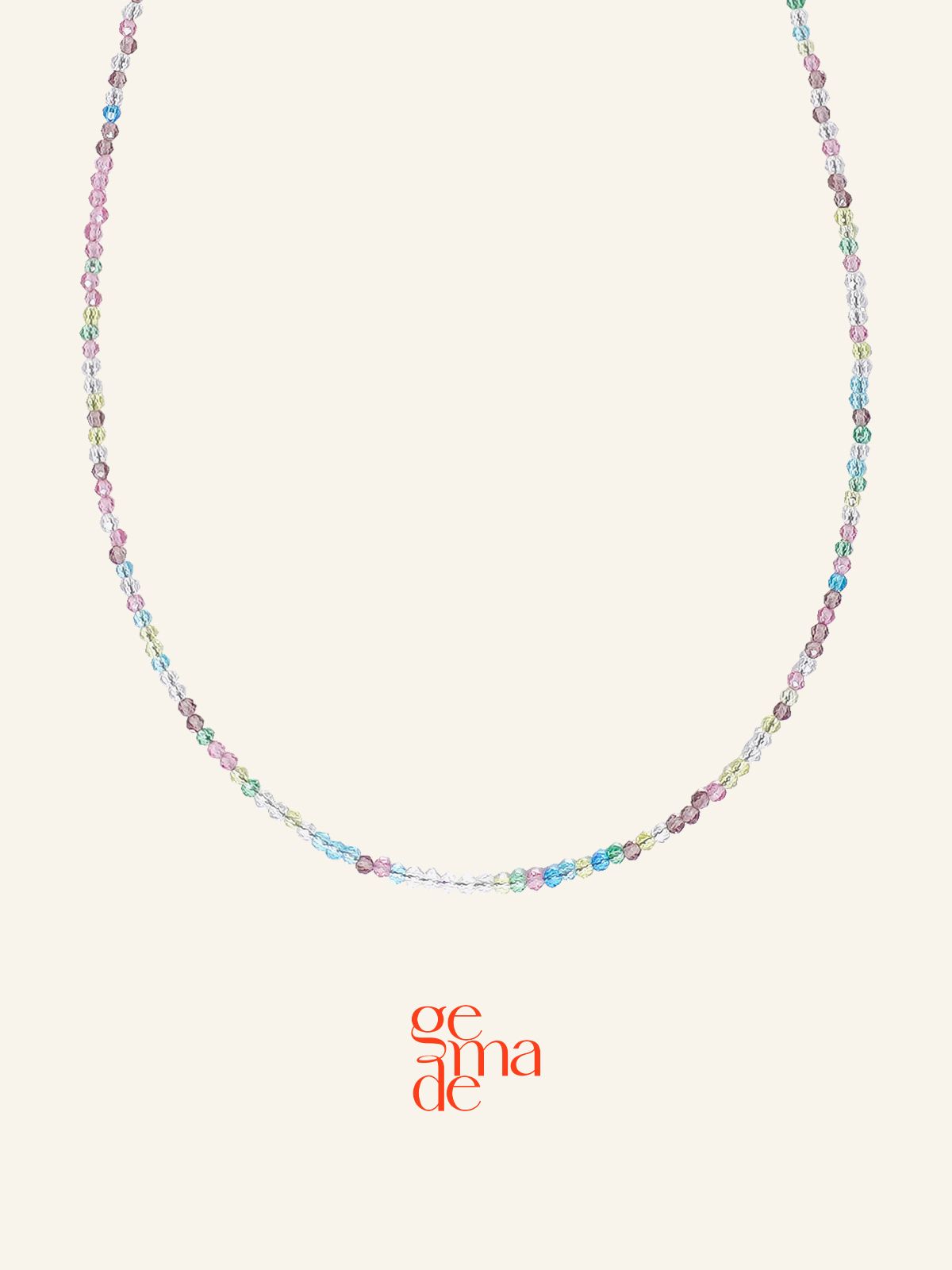 제마드(GEMADE) Pastel candy necklace #N046