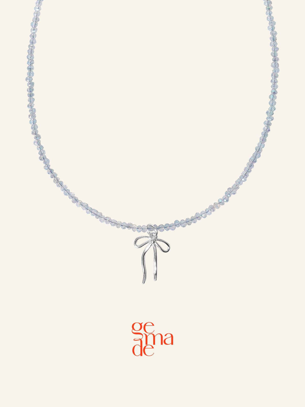 제마드(GEMADE) Ripple ribbon necklace #N047