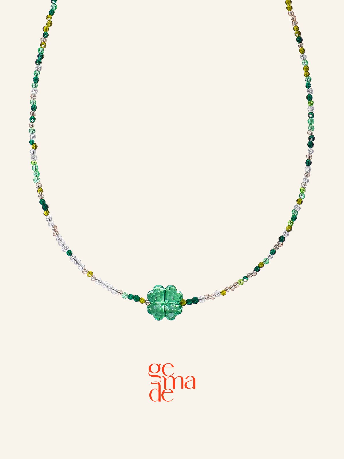 제마드(GEMADE) Lucky clover necklace #N048