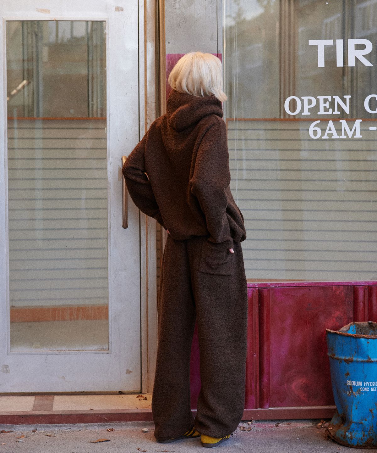 그린버터(GREENBUTTER) Teddy Wool Pants (Brown)