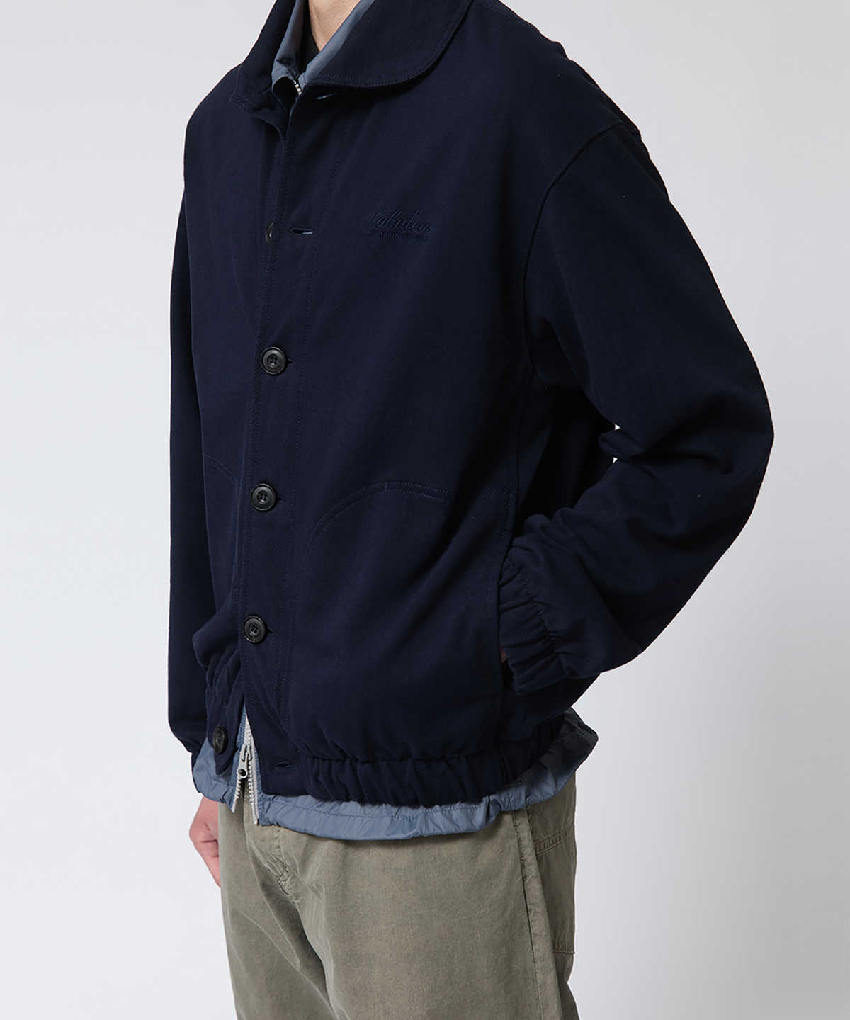 파버(FABEUR) FRENCH JERSEY BLOUSON (DEEP NAVY)