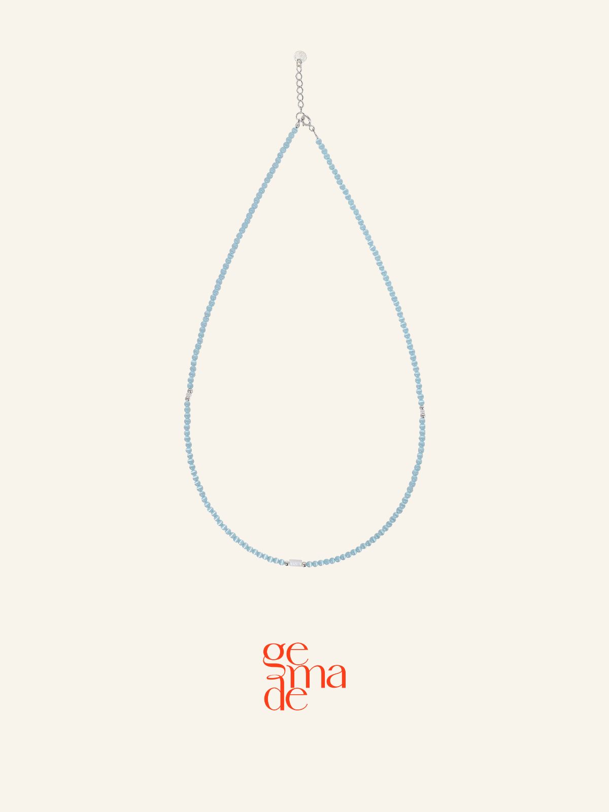 제마드(GEMADE) Blue cats necklace #N054