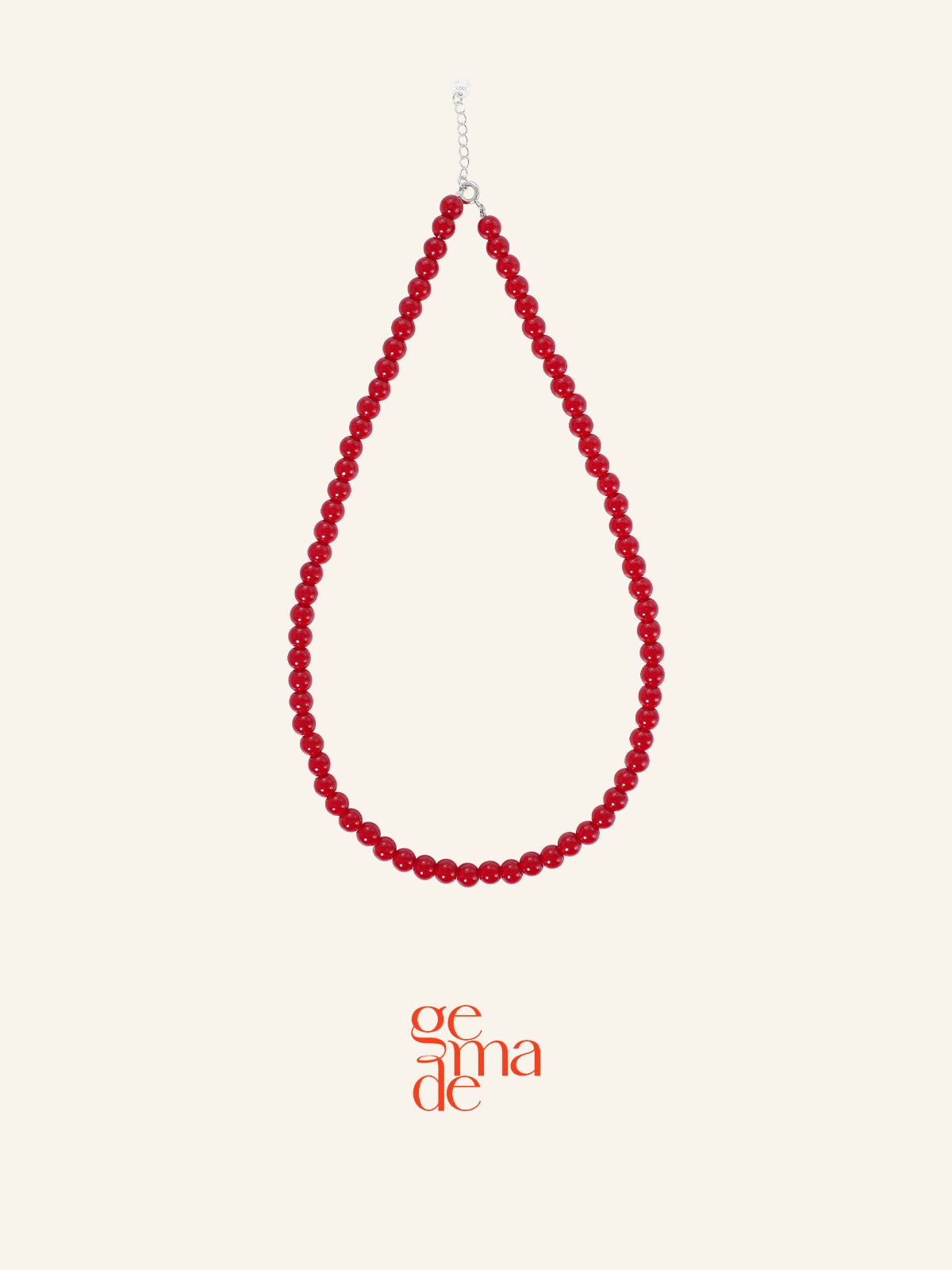 제마드(GEMADE) Crush red necklace #N058