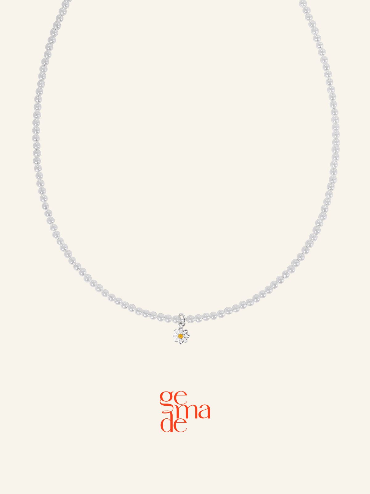 제마드(GEMADE) Daisy flower necklace #N059