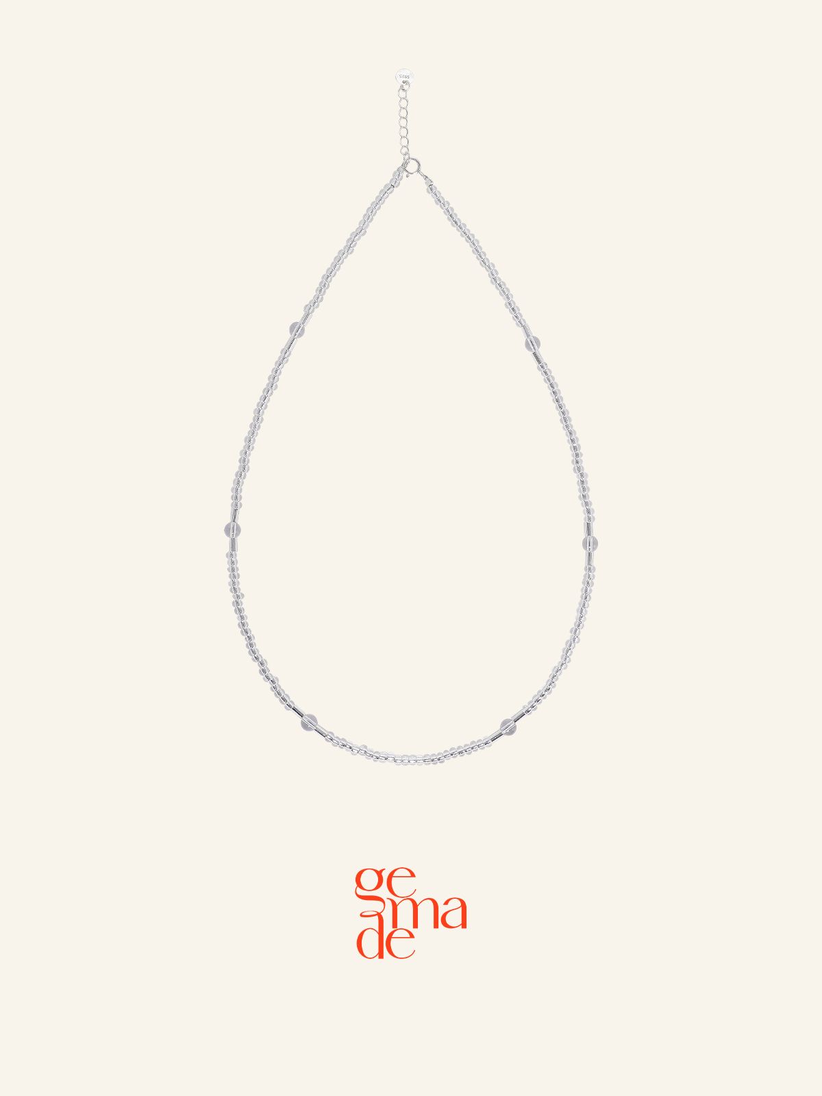 제마드(GEMADE) Sunday crystal necklace #N061