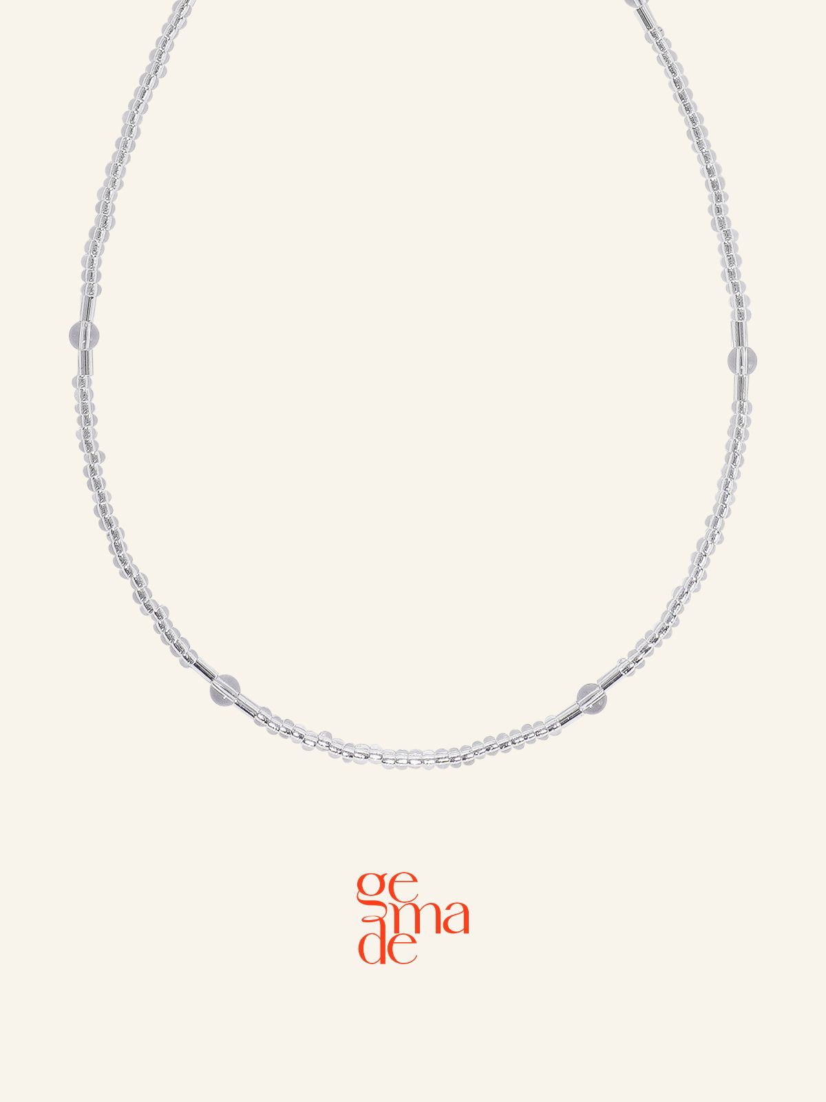 제마드(GEMADE) Sunday crystal necklace #N061