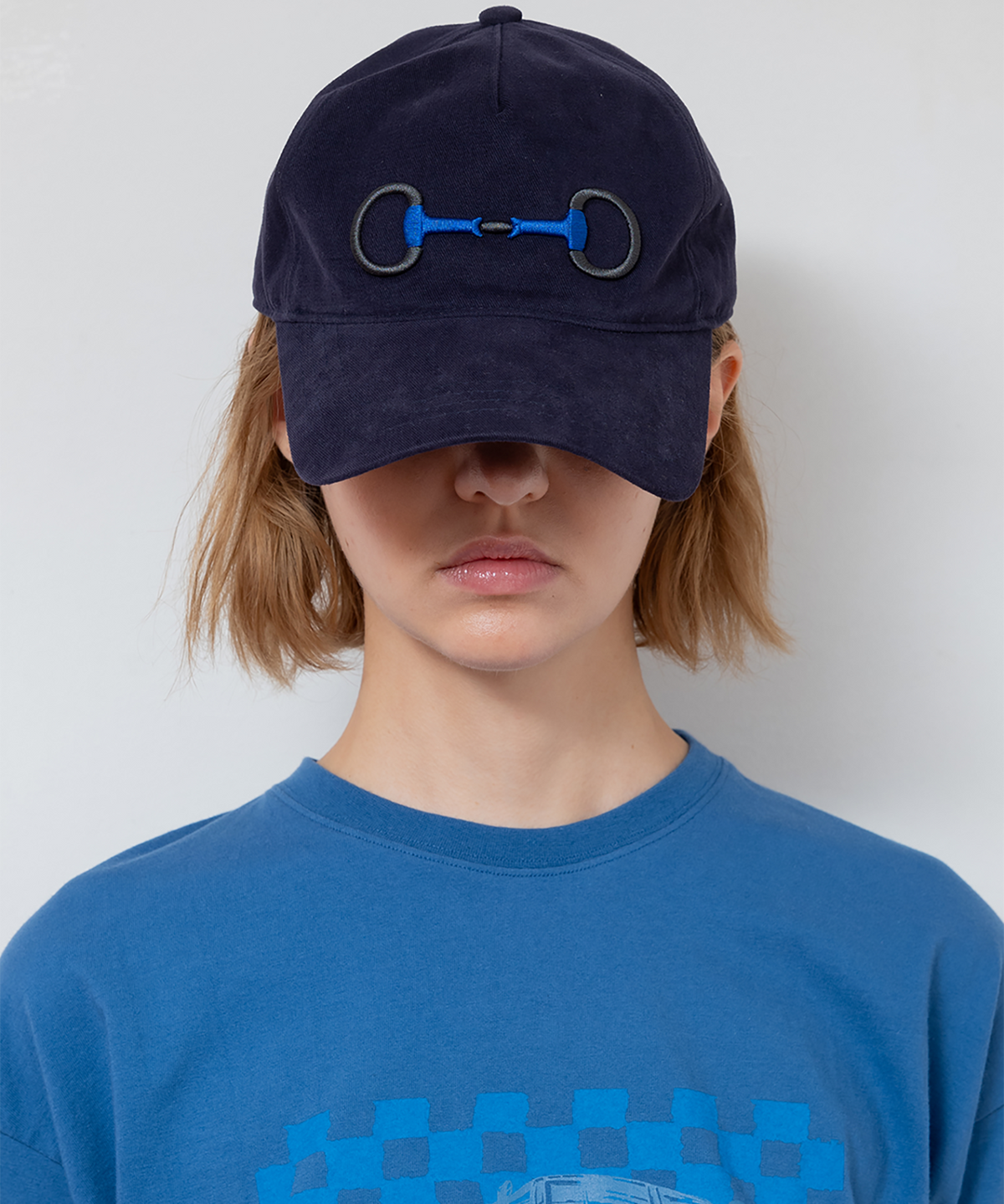 파버(FABEUR) HORSEBIT CAP (PURPLE NAVY)