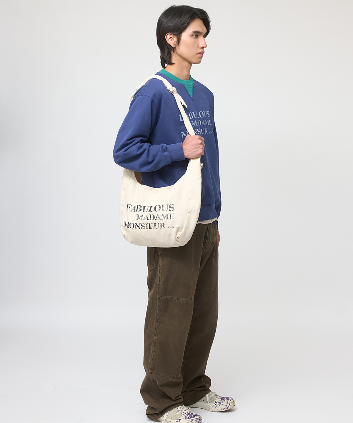 파버(FABEUR) VÉLO BAG (OATMEAL/PRINTING)