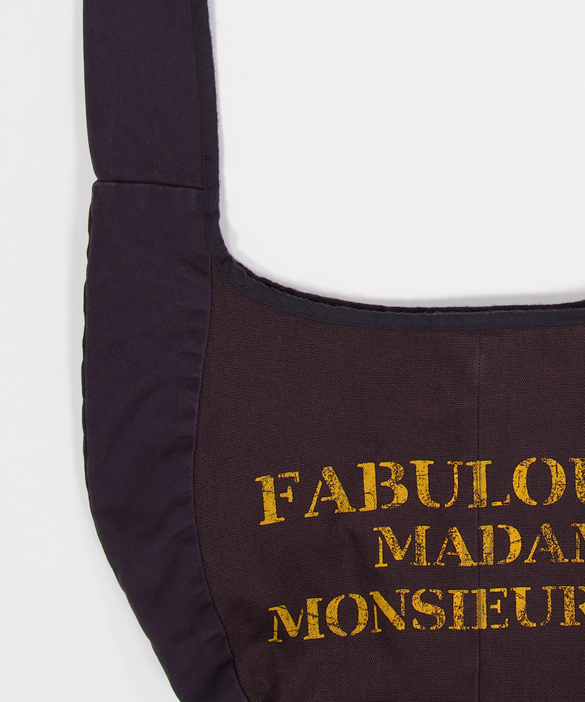 파버(FABEUR) VÉLO BAG (CHARCOAL BROWN/PRINTING)