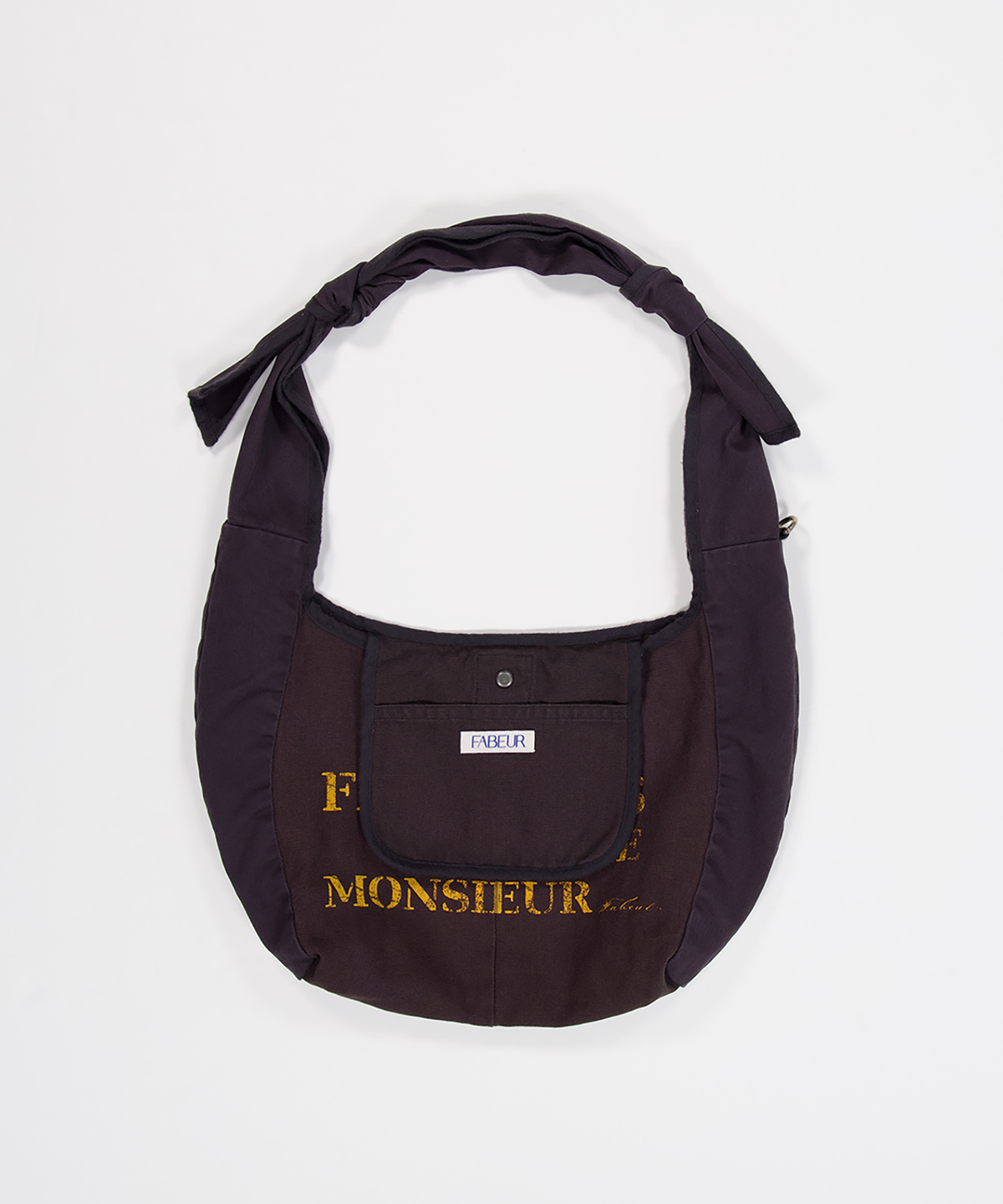 파버(FABEUR) VÉLO BAG (CHARCOAL BROWN/PRINTING)