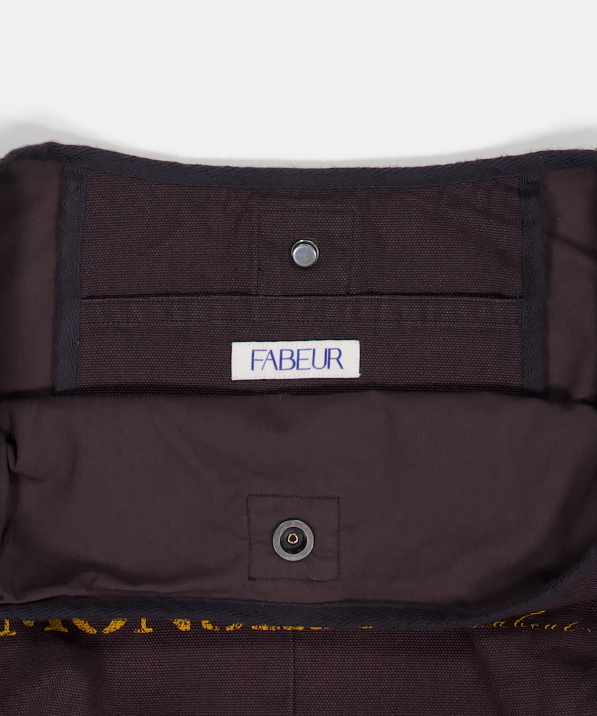 파버(FABEUR) VÉLO BAG (CHARCOAL BROWN/PRINTING)