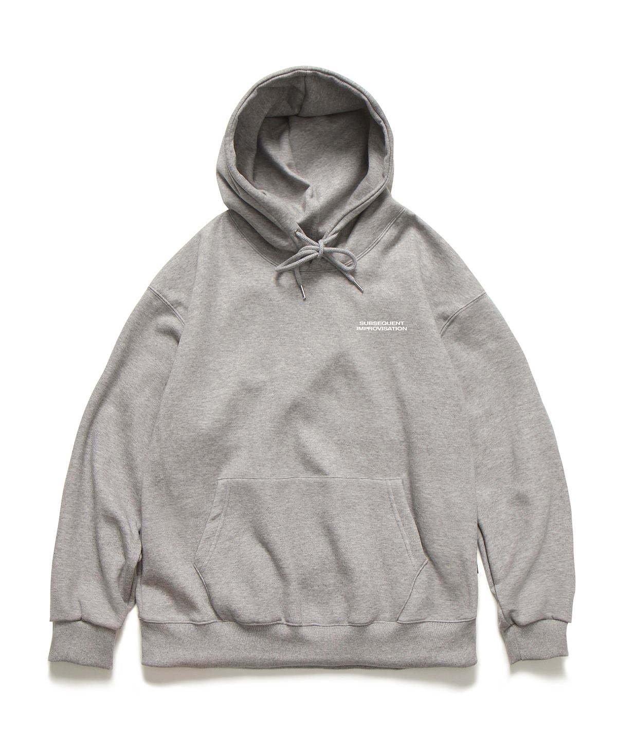 앱놀머씽(ABNORMALTHING) LEVEL 루즈핏 후드 그레이 (LEVEL HOOD GREY)