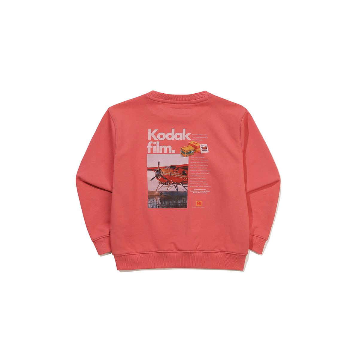코닥 키즈(KODAK KIDS) 씨너리 그래픽 맨투맨 키즈 PINK
