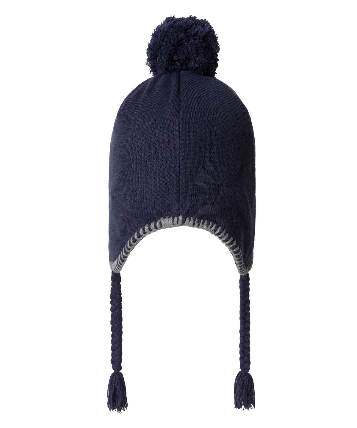 디스이즈네버댓(THISISNEVERTHAT) Pom Earflap Beanie Navy