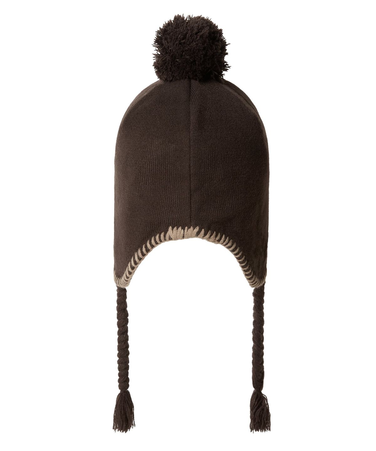 디스이즈네버댓(THISISNEVERTHAT) Pom Earflap Beanie Brown