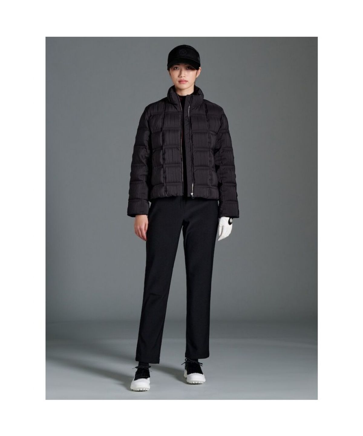 빈폴골프(BEANPOLE GOLF) 여성 숏기장 다운 - 블랙