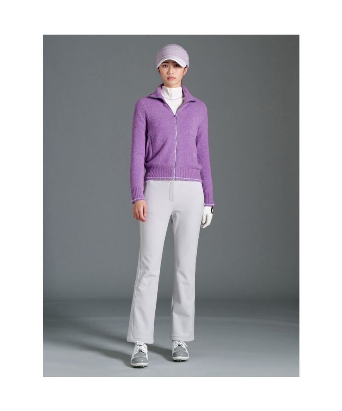 빈폴골프(BEANPOLE GOLF) 여성 뉴본딩 핏업 부츠컷 팬츠 - 라이트 그레이