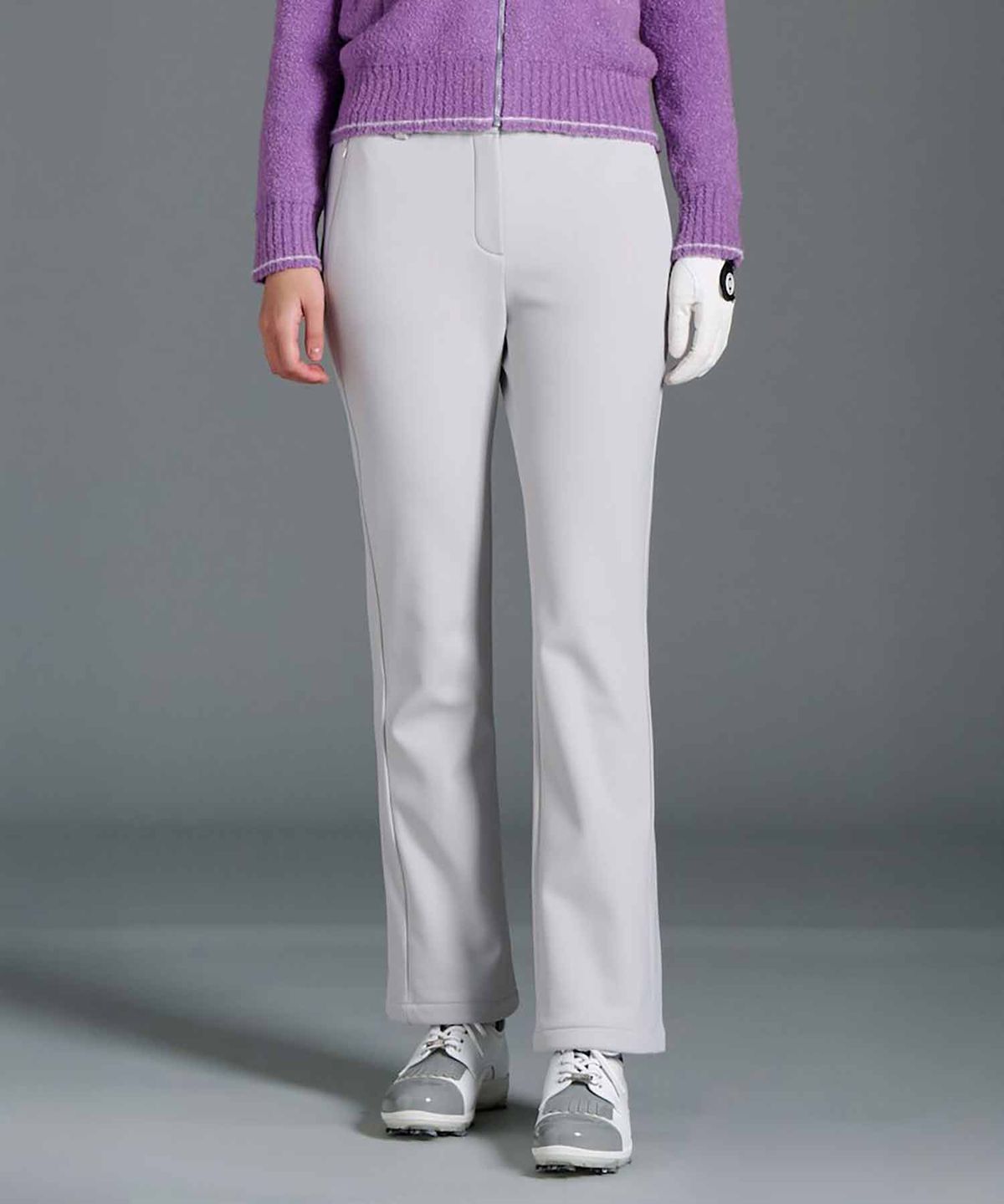빈폴골프(BEANPOLE GOLF) 여성 뉴본딩 핏업 부츠컷 팬츠 - 라이트 그레이
